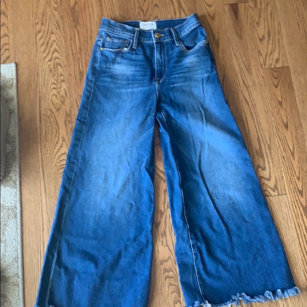 Frame jeans!!!  . Flare jeans!!! Worn once